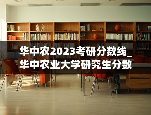华中农2023考研分数线_华中农业大学研究生分数线2023